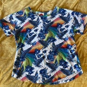 Farm Rio (for Anthropologie) Aves graphic tee